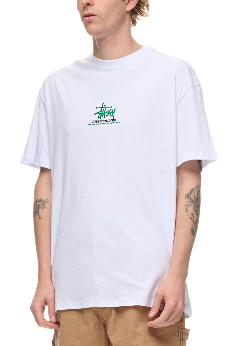 Stüssy International Ss Tee Tees White | LEA-749810