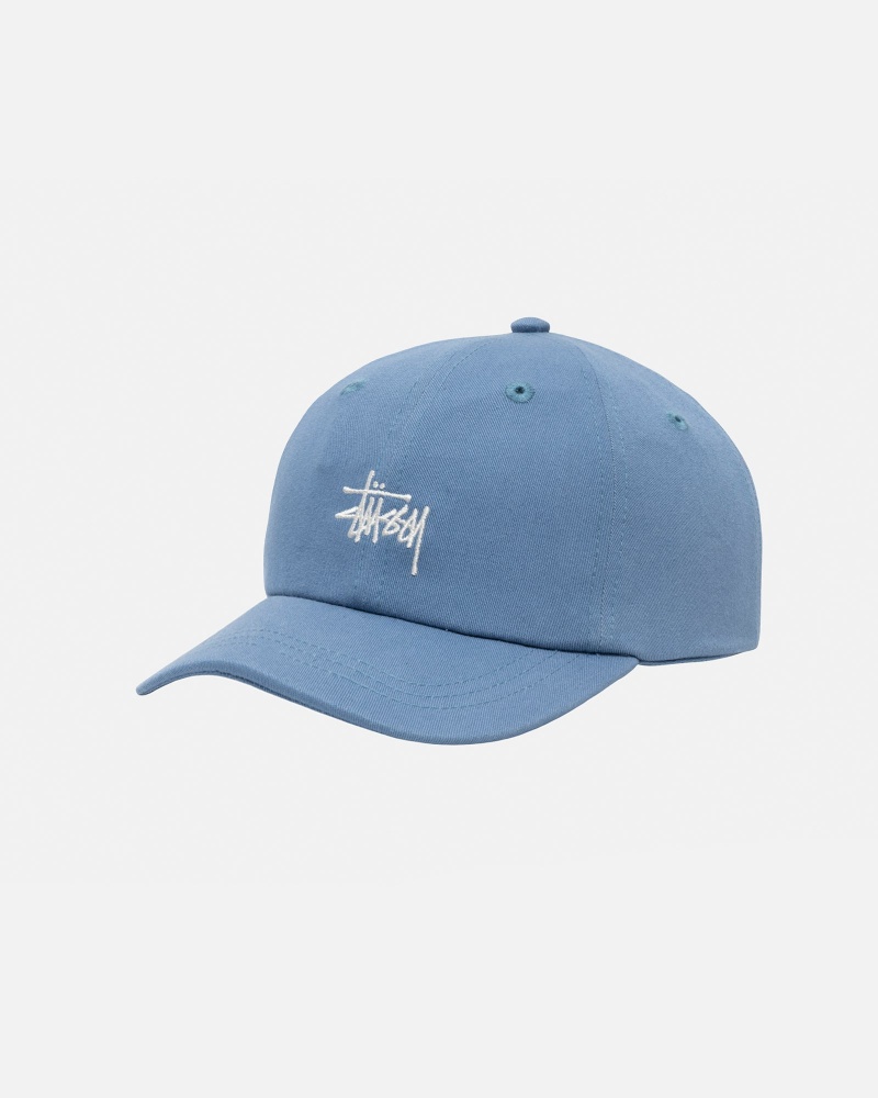 Stüssy Low Pro Basic Stock Strapback Ball Cap Slate | VIZ-287601