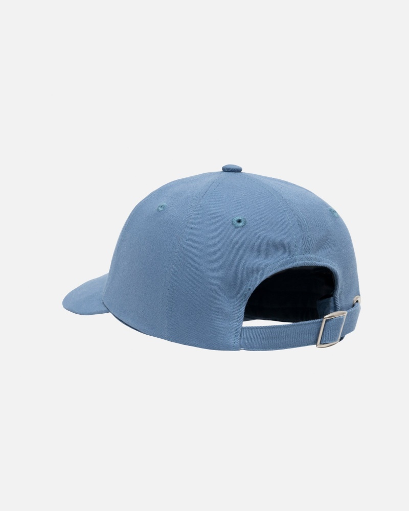 Stüssy Low Pro Basic Stock Strapback Ball Cap Slate | VIZ-287601