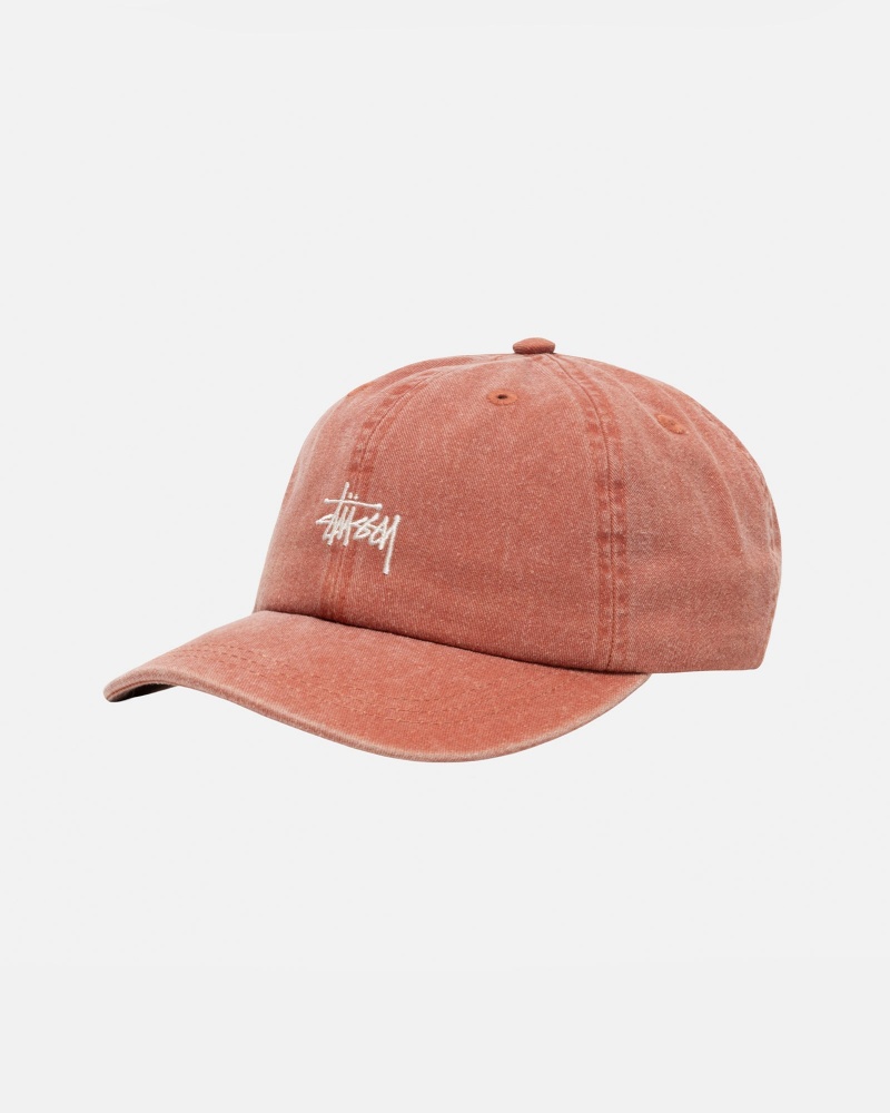 Stüssy Low Pro Basic Washed Strapback Ball Cap Spice | UMF-548916