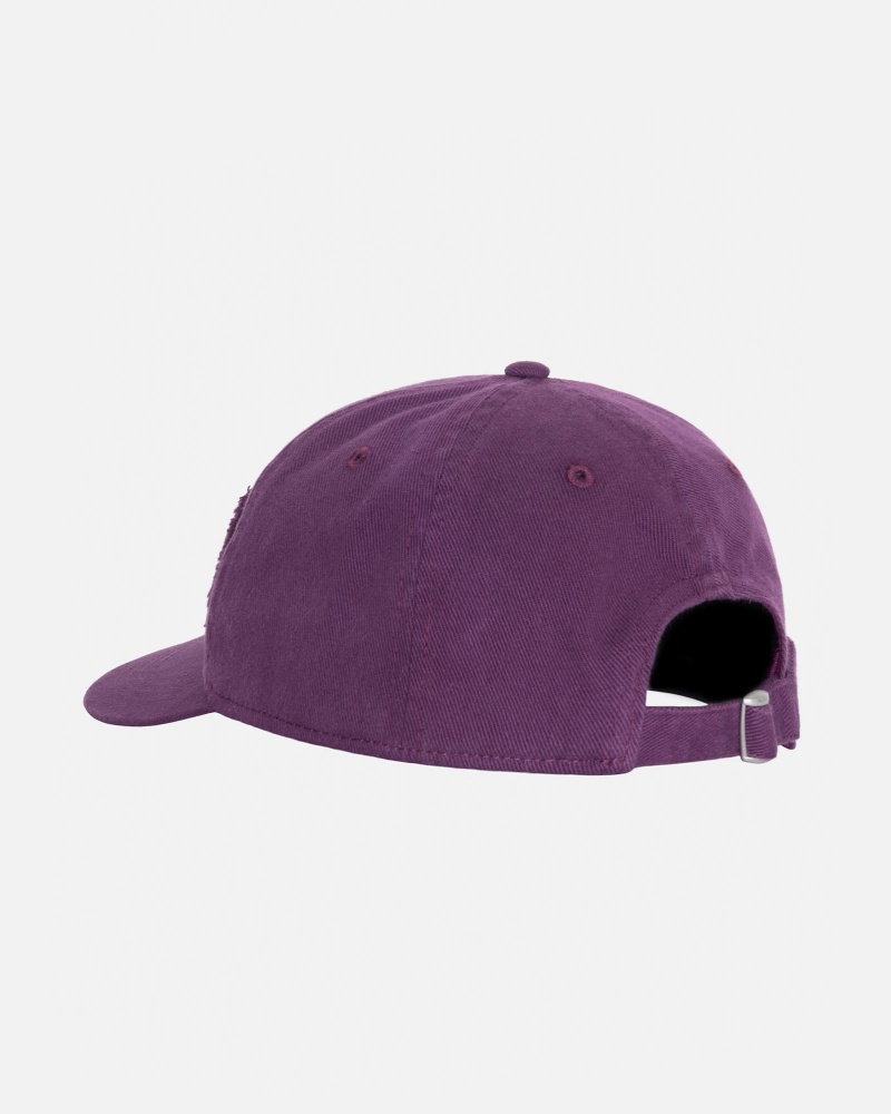 Stüssy Low Pro Copyright Applique Strapback Ball Cap Purple | WDN-297103