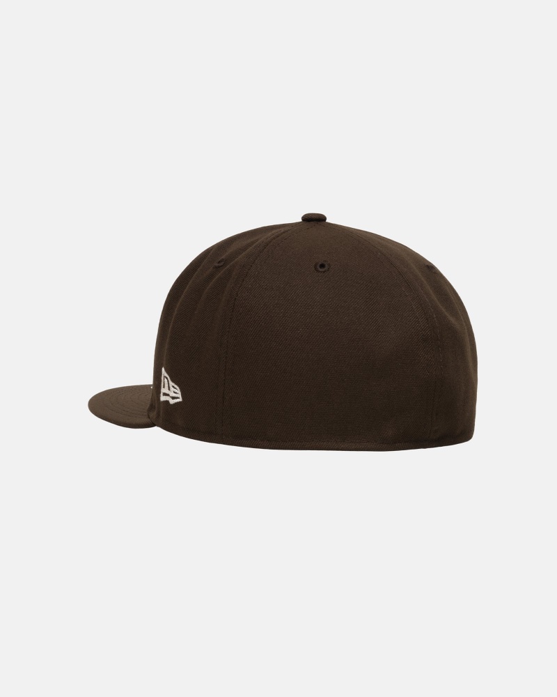 Stüssy New Era 59Fifty Airplane Ball Cap Brown | TDB-793518