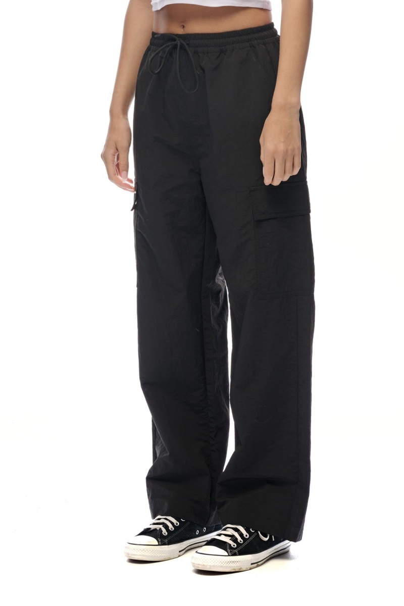 Stüssy Nylon Cargo Pant Shorts & Pants Black | STV-926148