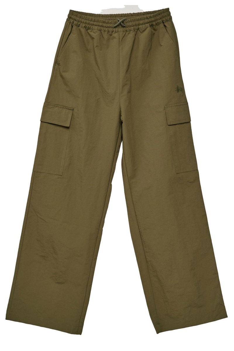 Stüssy Nylon Cargo Pant Shorts & Pants Flight Green | BKJ-513824