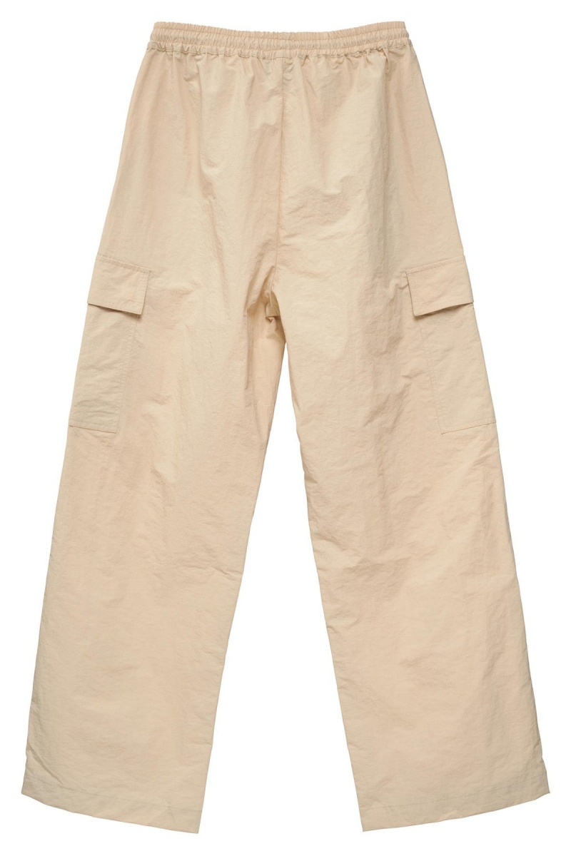 Stüssy Nylon Cargo Pant Shorts & Pants White Sand | ZDH-146789