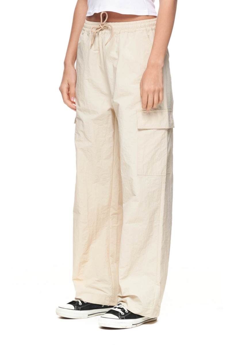 Stüssy Nylon Cargo Pant Shorts & Pants White Sand | ZDH-146789