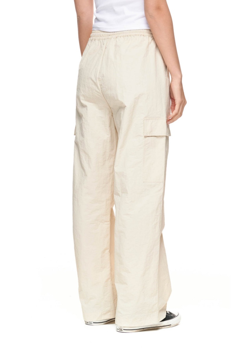 Stüssy Nylon Cargo Pant Shorts & Pants White Sand | ZDH-146789