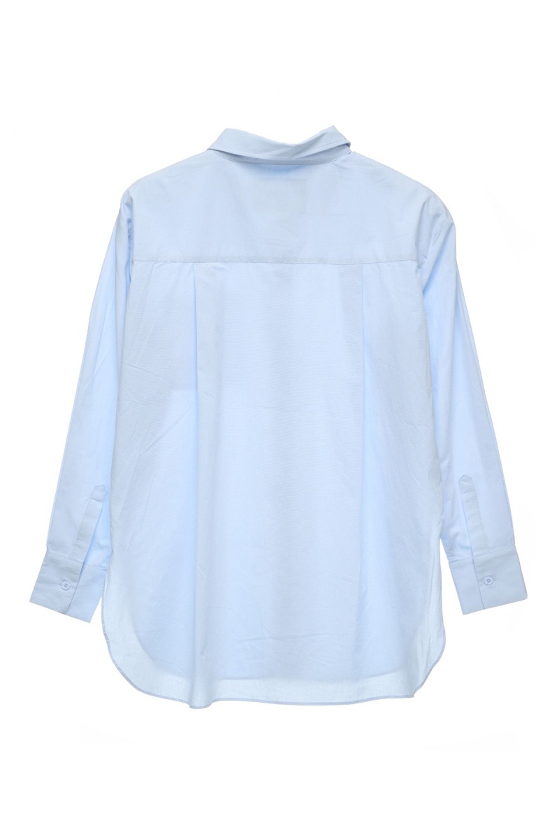 Stüssy Pop Graffiti Os Shirt T-Shirts L/S Sky Blue | XFD-054369