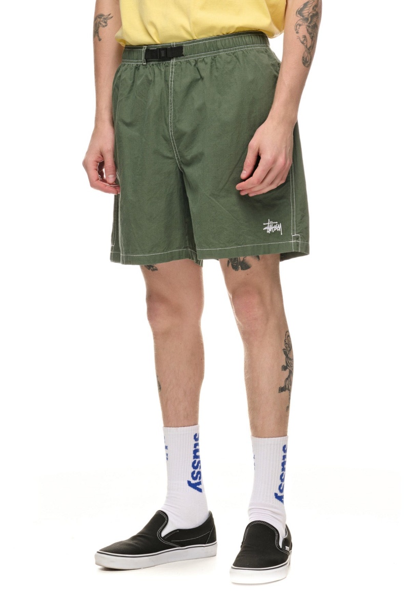 Stüssy Ripstop Mountain Short Shorts Green | VJT-428693