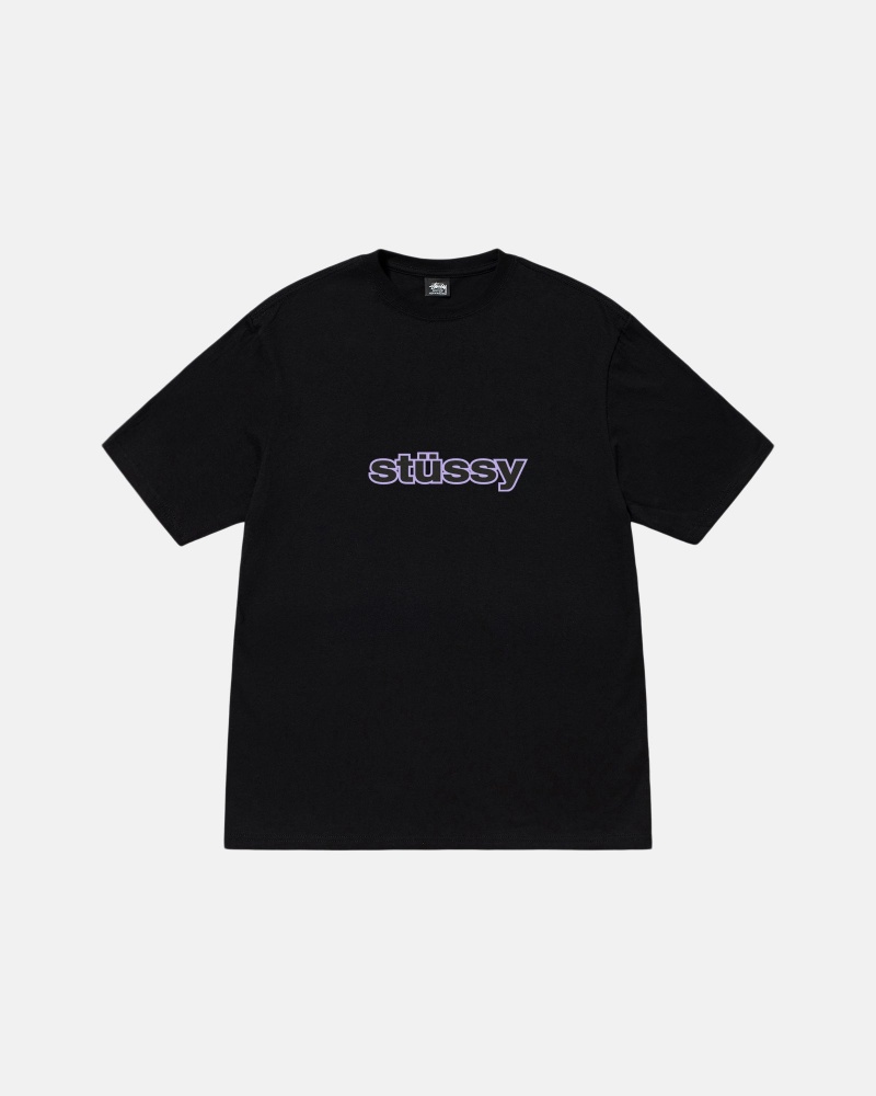 Stüssy SS-Link Tee Short Sleeve T-Shirt Black | QTN-418632