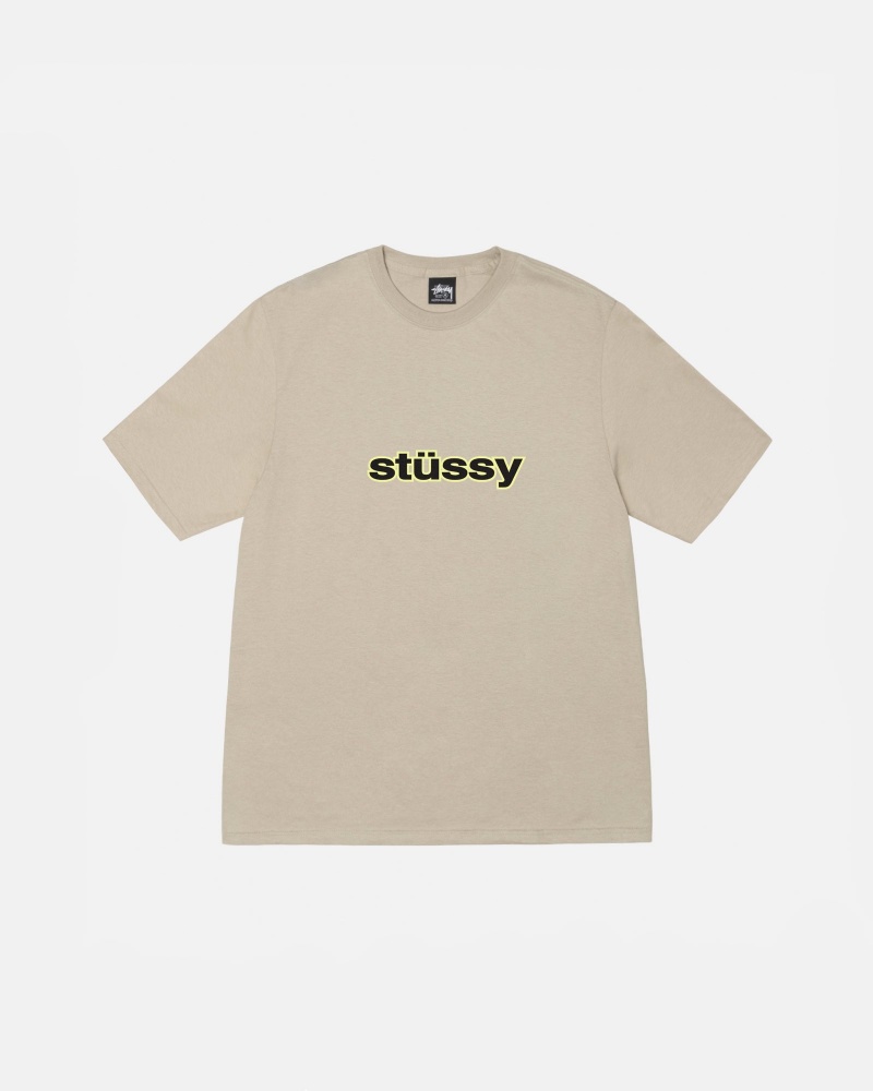 Stüssy SS-Link Tee Short Sleeve T-Shirt Khaki | VDX-591072