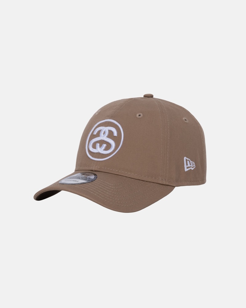 Stüssy SS Link 9Twenty Cap Ball Cap Khaki | FMQ-561709