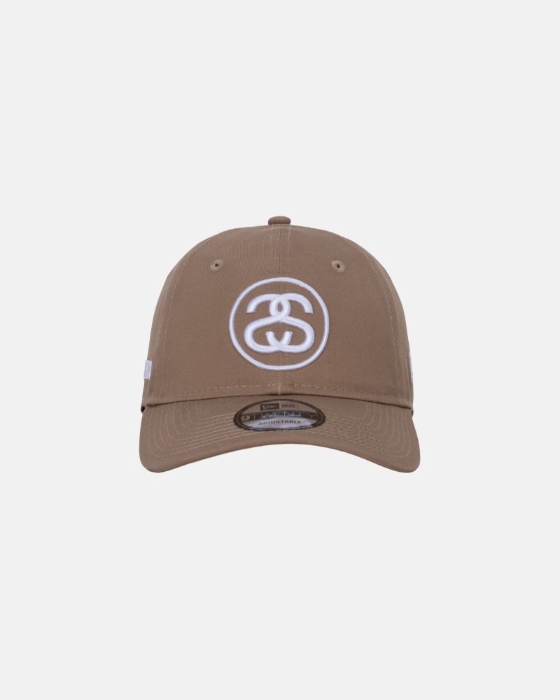 Stüssy SS Link 9Twenty Cap Ball Cap Khaki | FMQ-561709