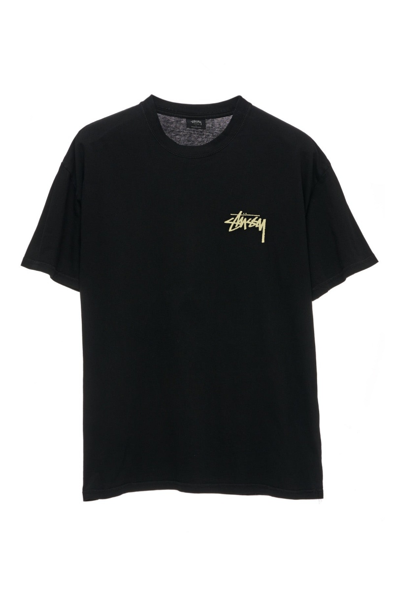 Stüssy S Talk Ss Tee Tees Pigment Black | UJX-529376