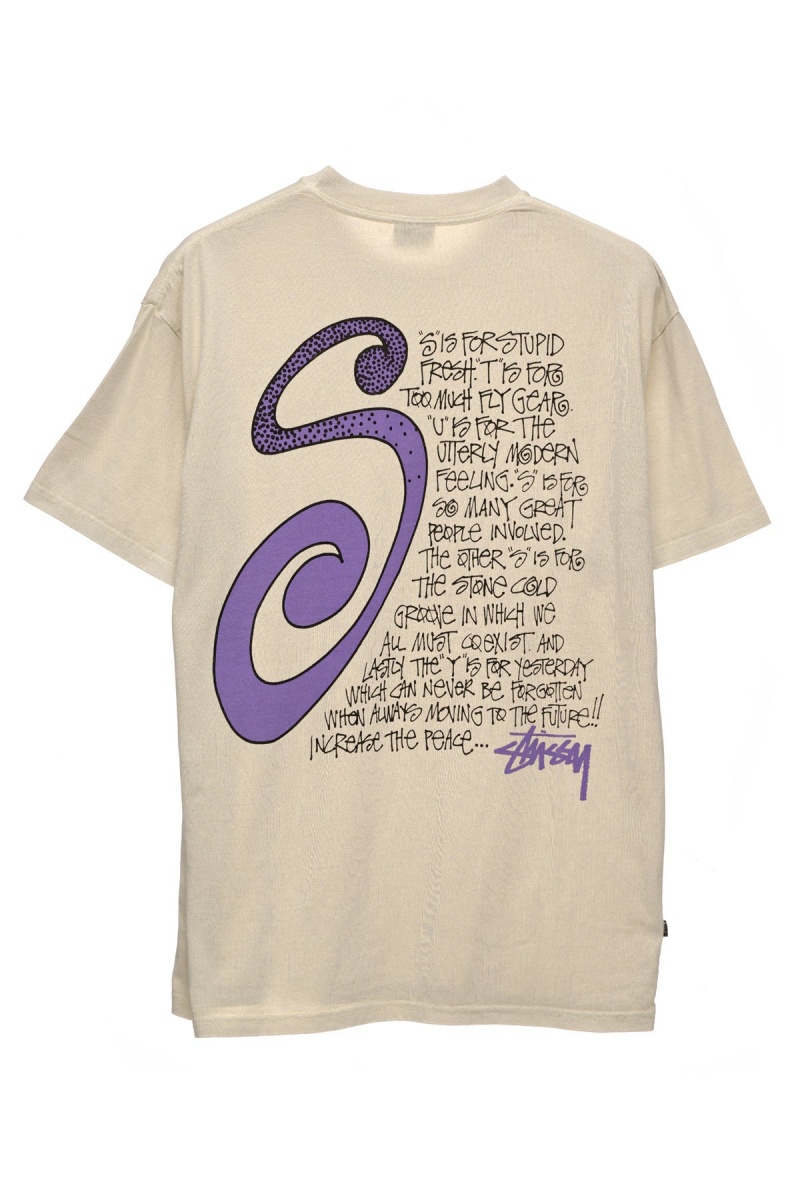 Stüssy S Talk Ss Tee Tees Pigment Natural | AIE-287536