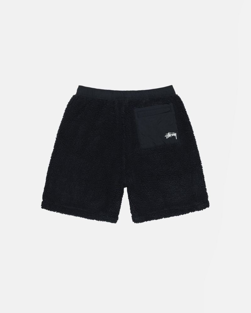 Stüssy Sherpa Short Shorts Black | ZSW-906418