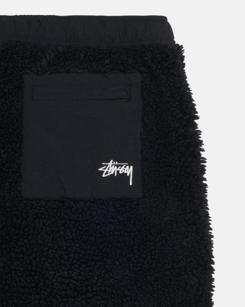 Stüssy Sherpa Short Shorts Black | ZSW-906418