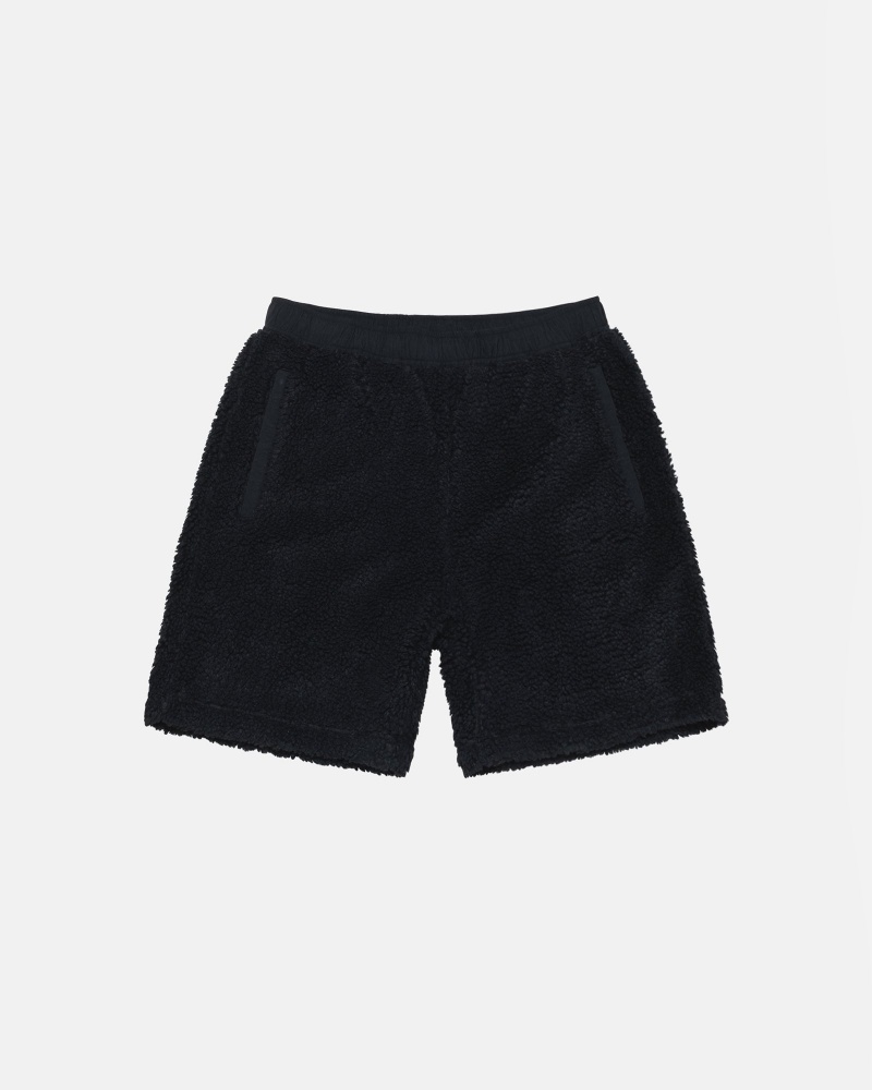 Stüssy Sherpa Short Shorts Black | ZSW-906418