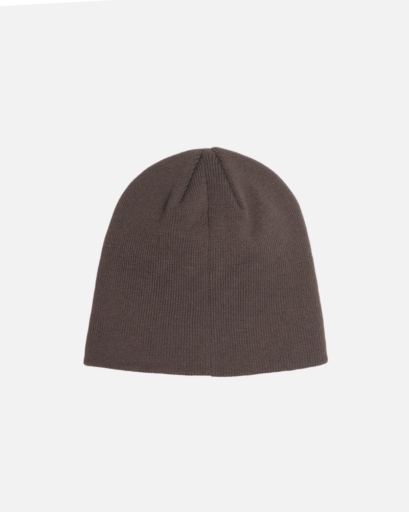 Stüssy Skullcap Basic Beanie Cocoa | MIB-874923