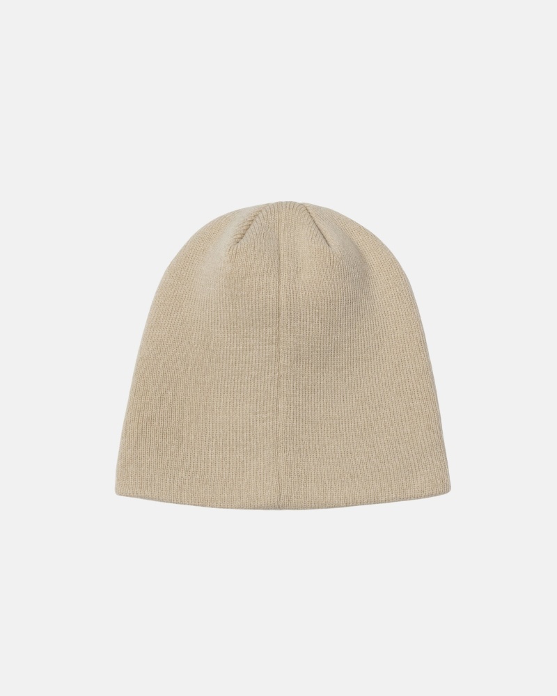 Stüssy Skullcap Basic Beanie Cream | TDG-704853