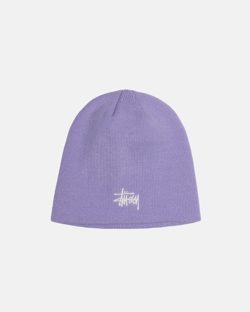 Stüssy Skullcap Basic Beanie Lilac | MHS-182753