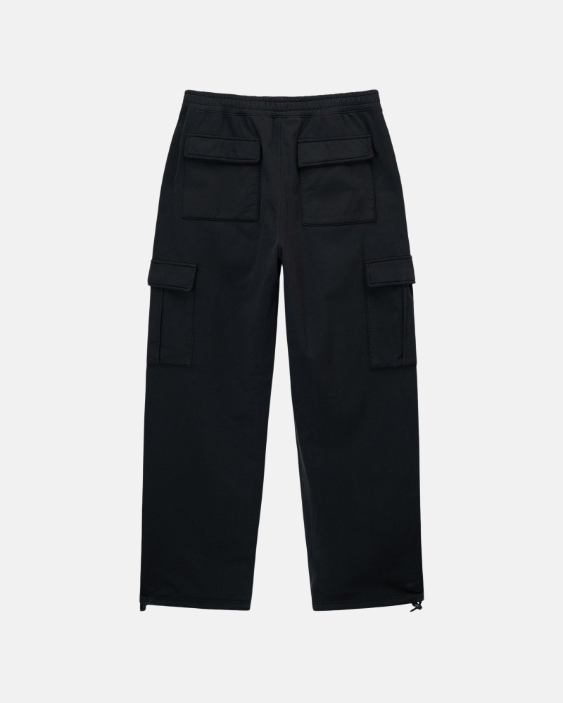 Stüssy Sport Cargo Fleece Pant Pants Black | ZDS-739240