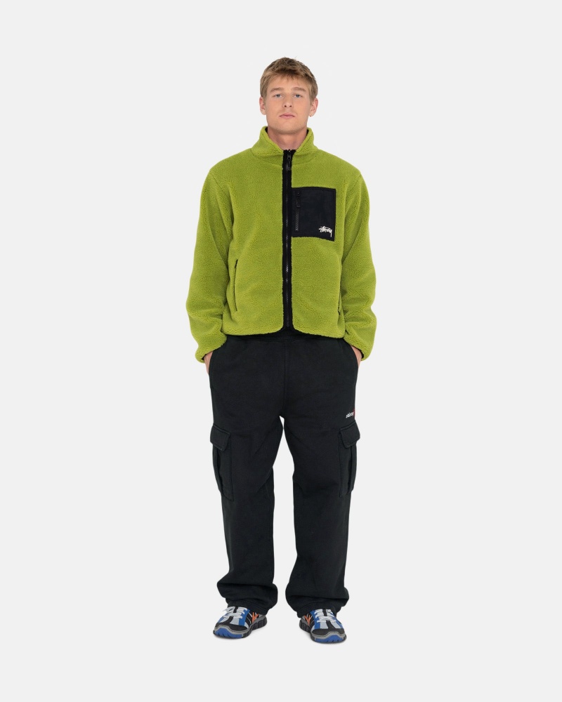 Stüssy Sport Cargo Fleece Pant Pants Black | ZDS-739240