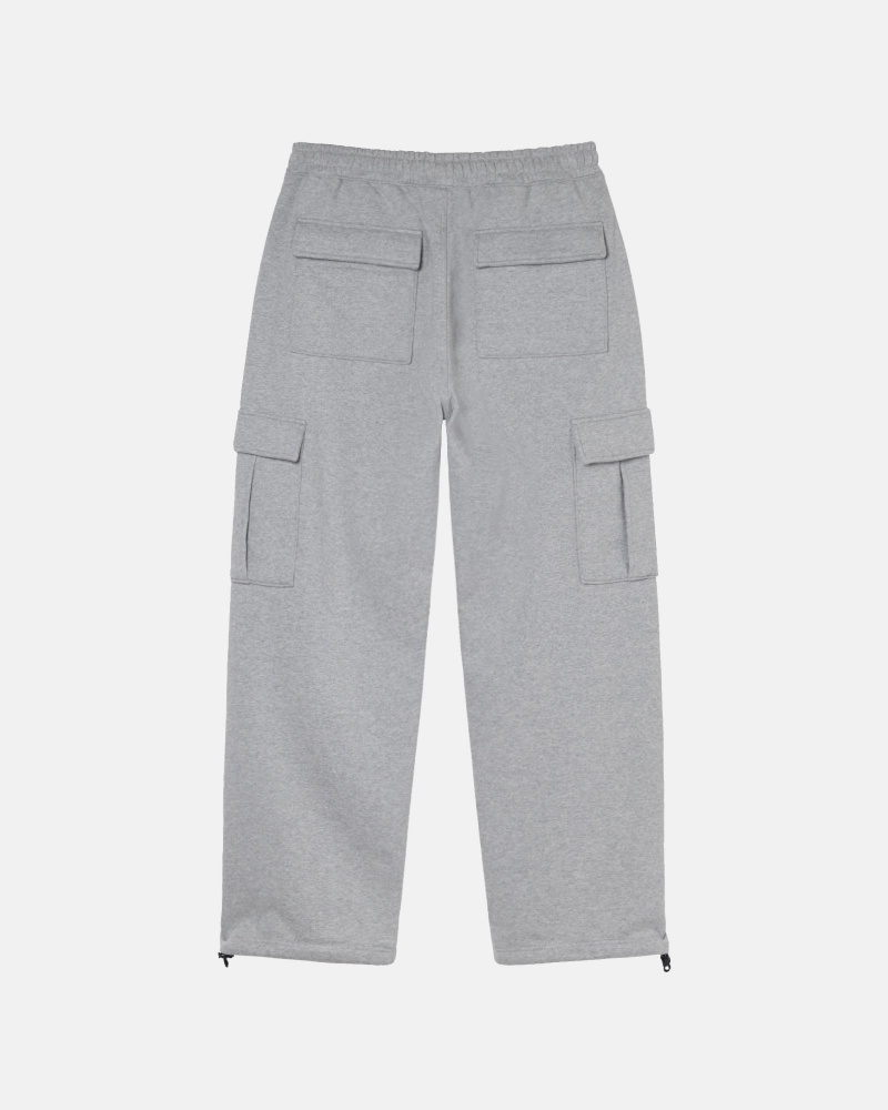 Stüssy Sport Cargo Fleece Pant Pants Grey Heather | ZDC-418072