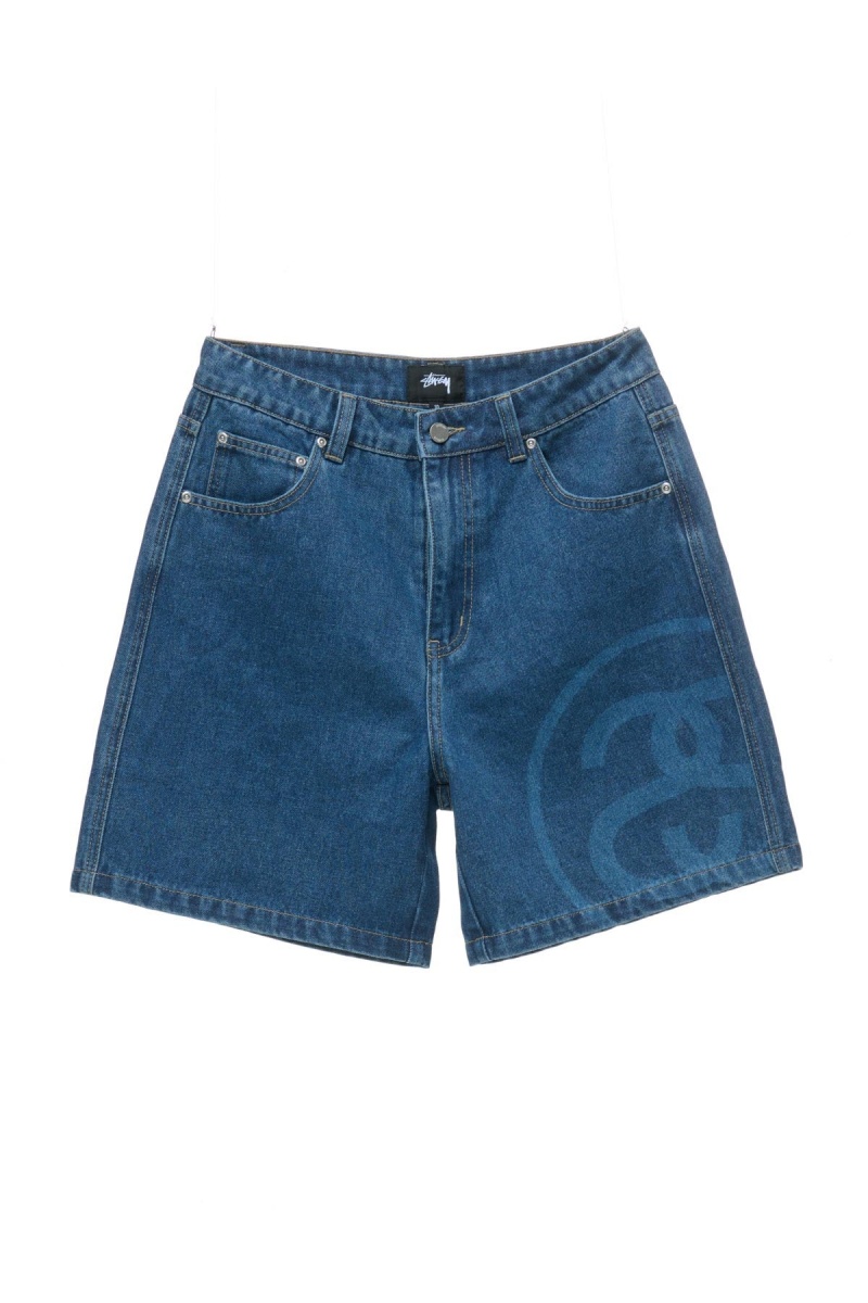 Stüssy Ss-Link Short Shorts & Pants Dark Blue | NID-103952