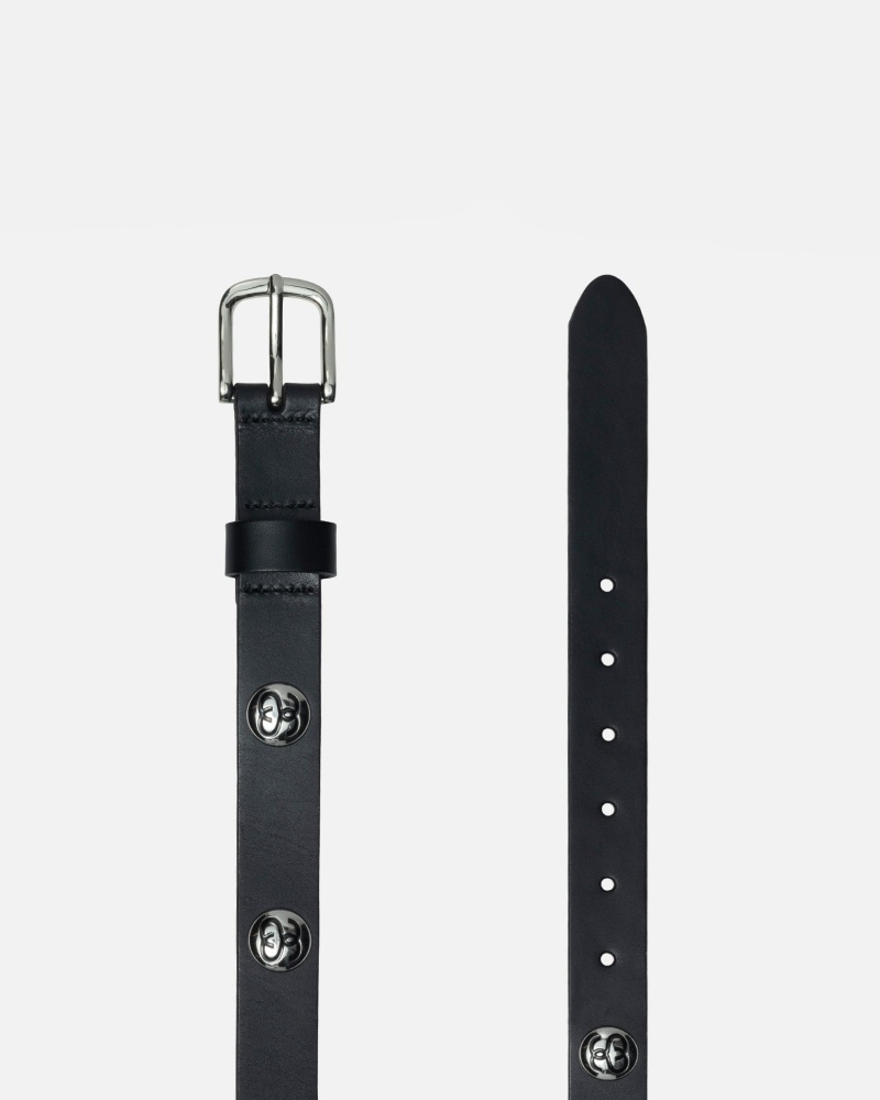 Stüssy Ss-Link Studded Belt Belt Black | OMY-270956