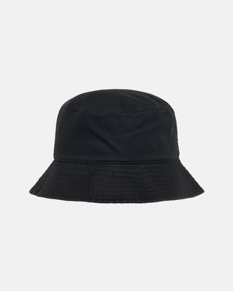 Stüssy Stock Bucket Hat Bucket Hat Black | HZE-257146