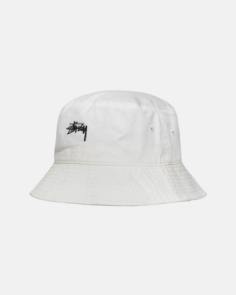 Stüssy Stock Bucket Hat Bucket Hat Natural | NFR-973456