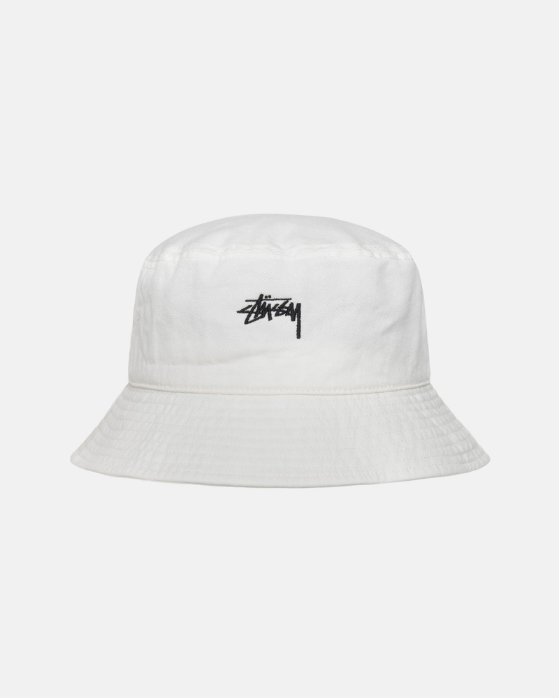 Stüssy Stock Bucket Hat Bucket Hat Natural | NFR-973456