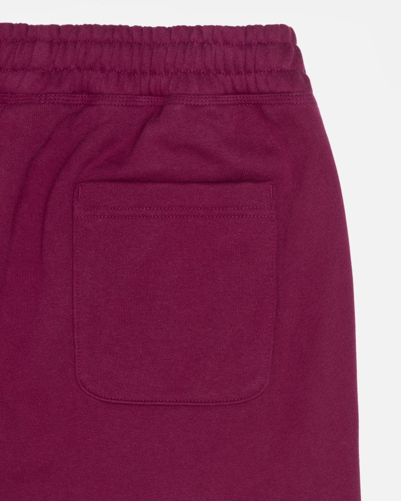 Stüssy Stock Logo Sweatpant Pants Burgundy | LES-967132