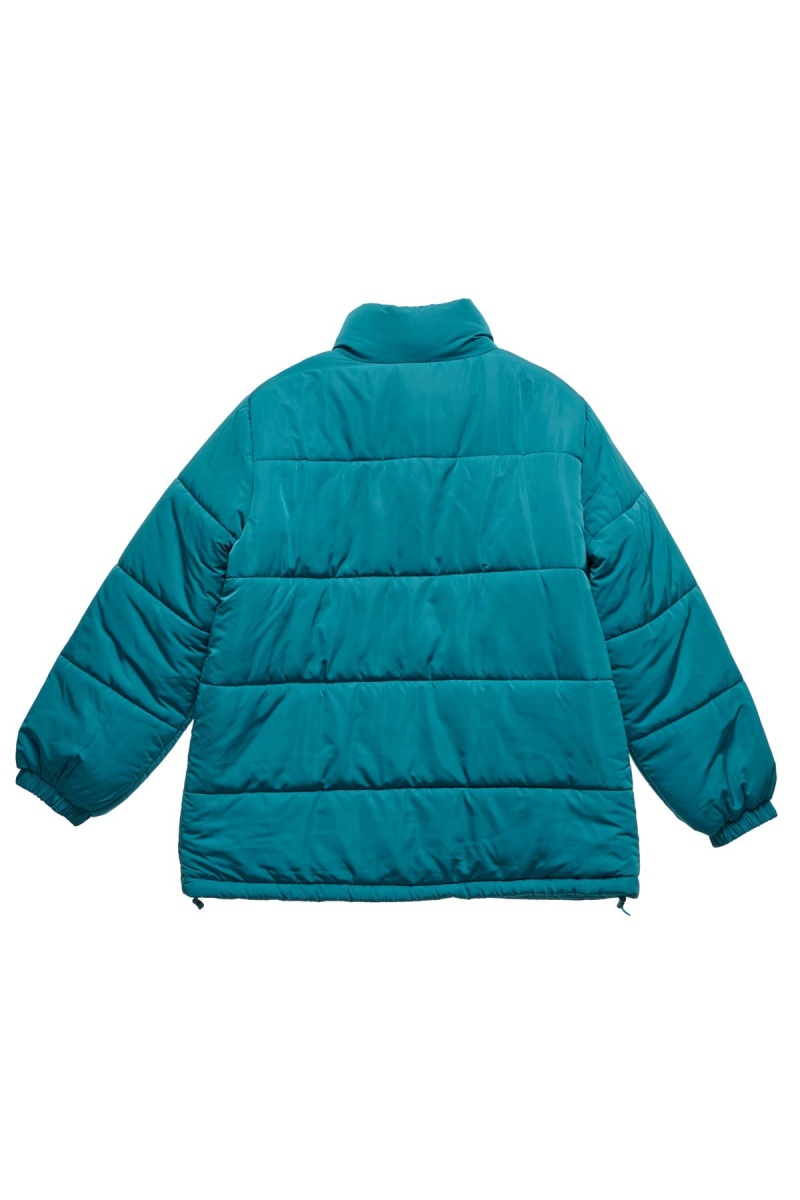 Stüssy Stock Puffa Jacket Jackets Storm Green | VEP-250734