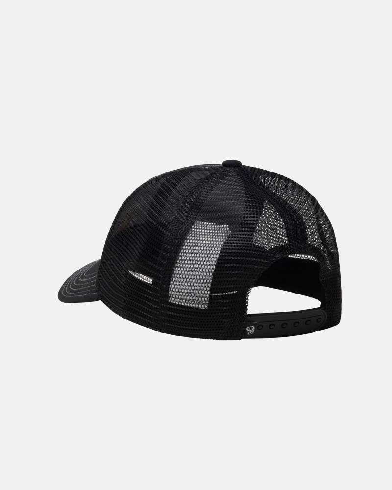 Stüssy & Mountain Hardwear Trucker Ball Cap Black | OPK-257409