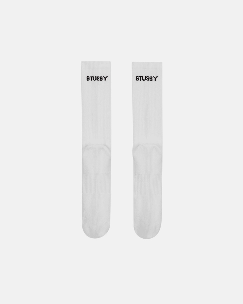 Stüssy & Nike Dri-Fit Crew Sock Pack Socks White | WHJ-625903