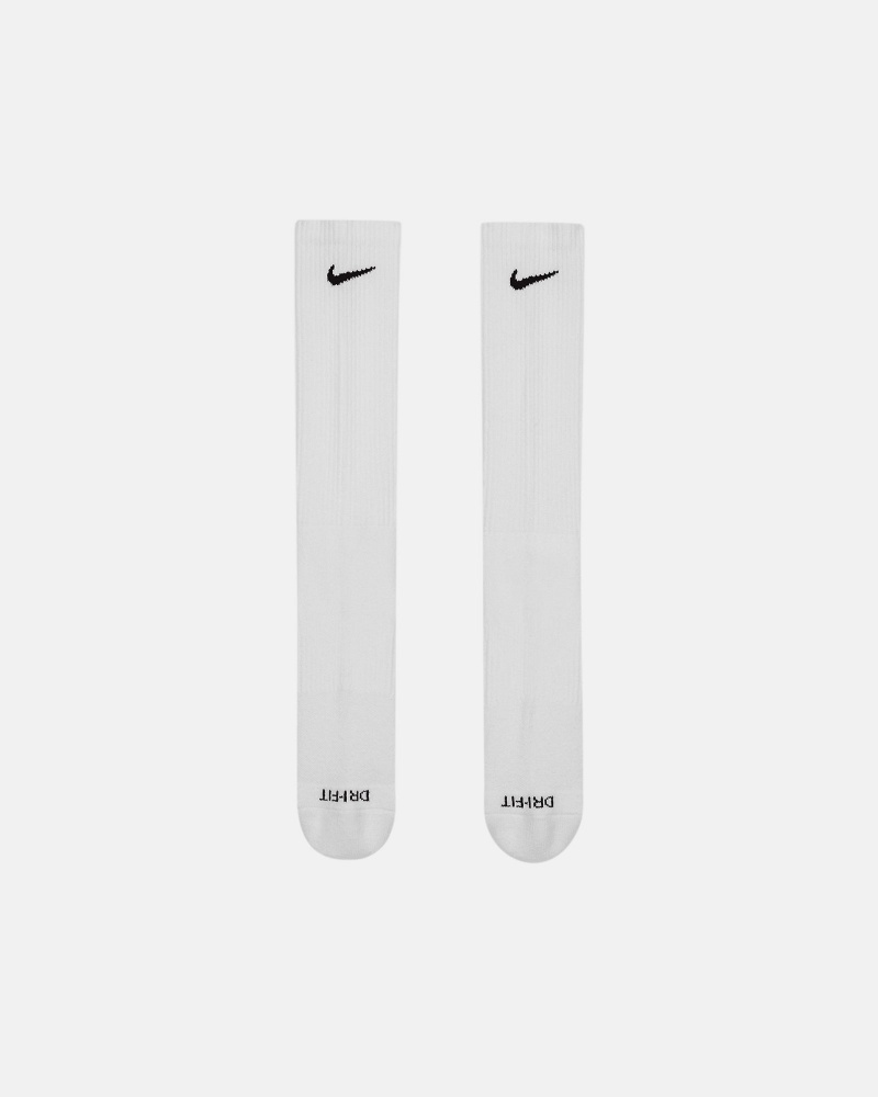 Stüssy & Nike Dri-Fit Crew Sock Pack Socks White | WHJ-625903