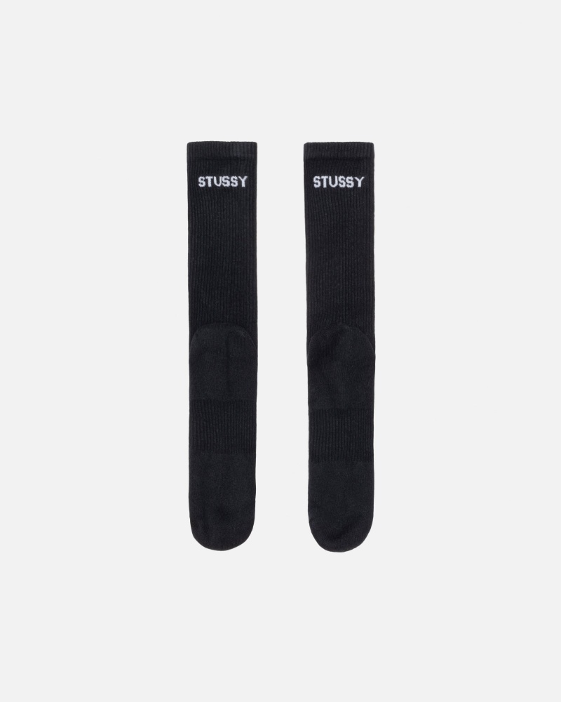 Stüssy & Nike Dri-Fit Crew Sock Pack Socks Black | CTZ-419876