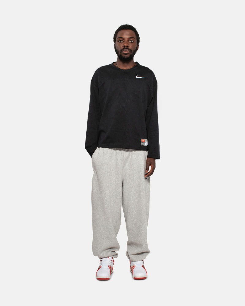 Stüssy & Nike Fleece Pant Pants Grey Heather | UAL-721465