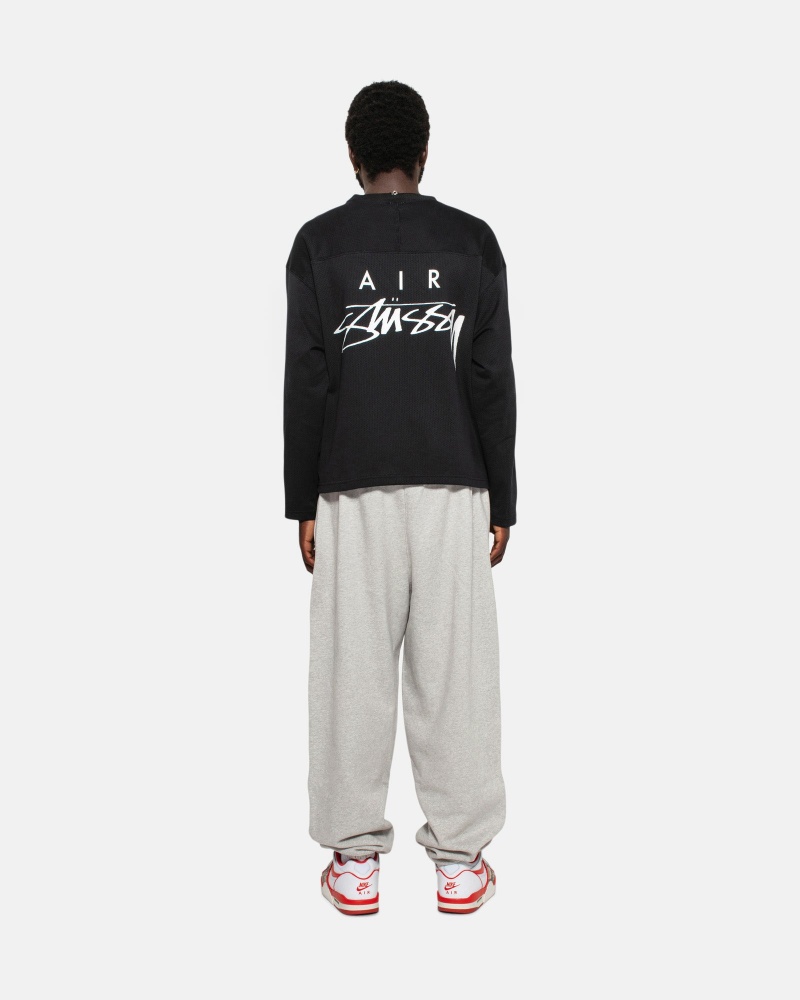 Stüssy & Nike Fleece Pant Pants Grey Heather | UAL-721465