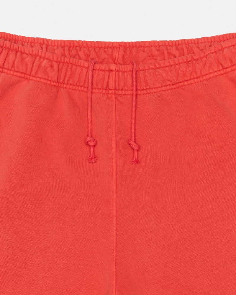 Stüssy & Nike Pigment Dyed Fleece Pant Pants Habanero Red | HEK-842910