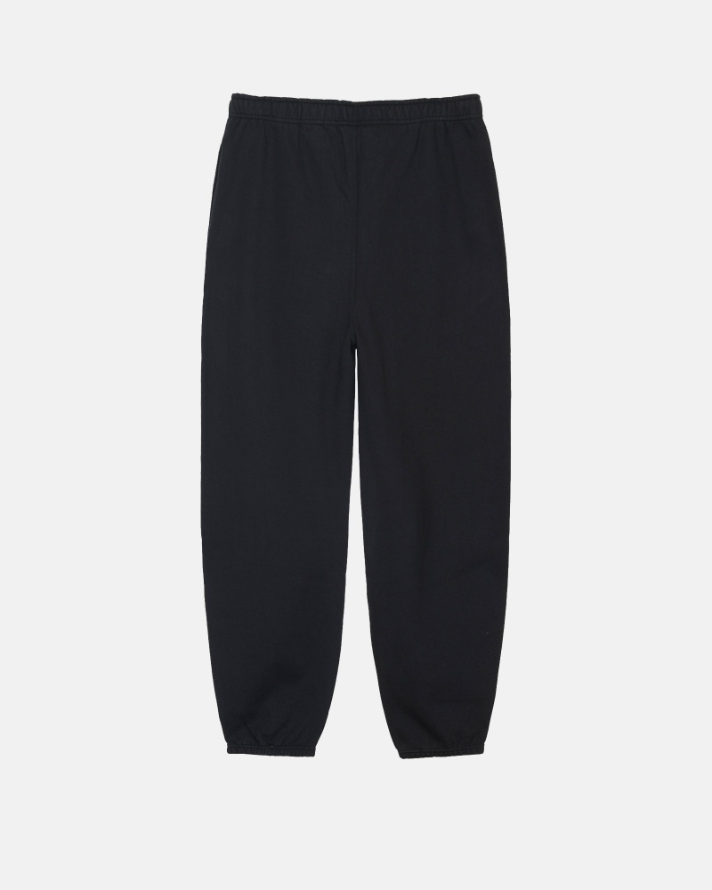 Stüssy & Nike Stone Washed Fleece Pant Pants Black | ADN-057862