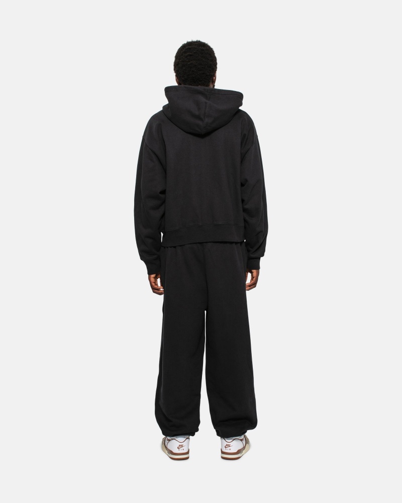 Stüssy & Nike Stone Washed Fleece Pant Pants Black | ADN-057862