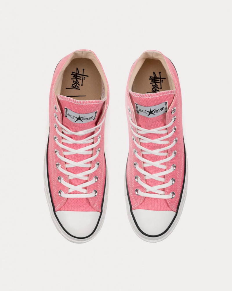 Stüssy x Converse – Surfman Chuck 70 High Top A02052C Shoes Plumeria / Black / Blanc De Blanc | UKL-705643