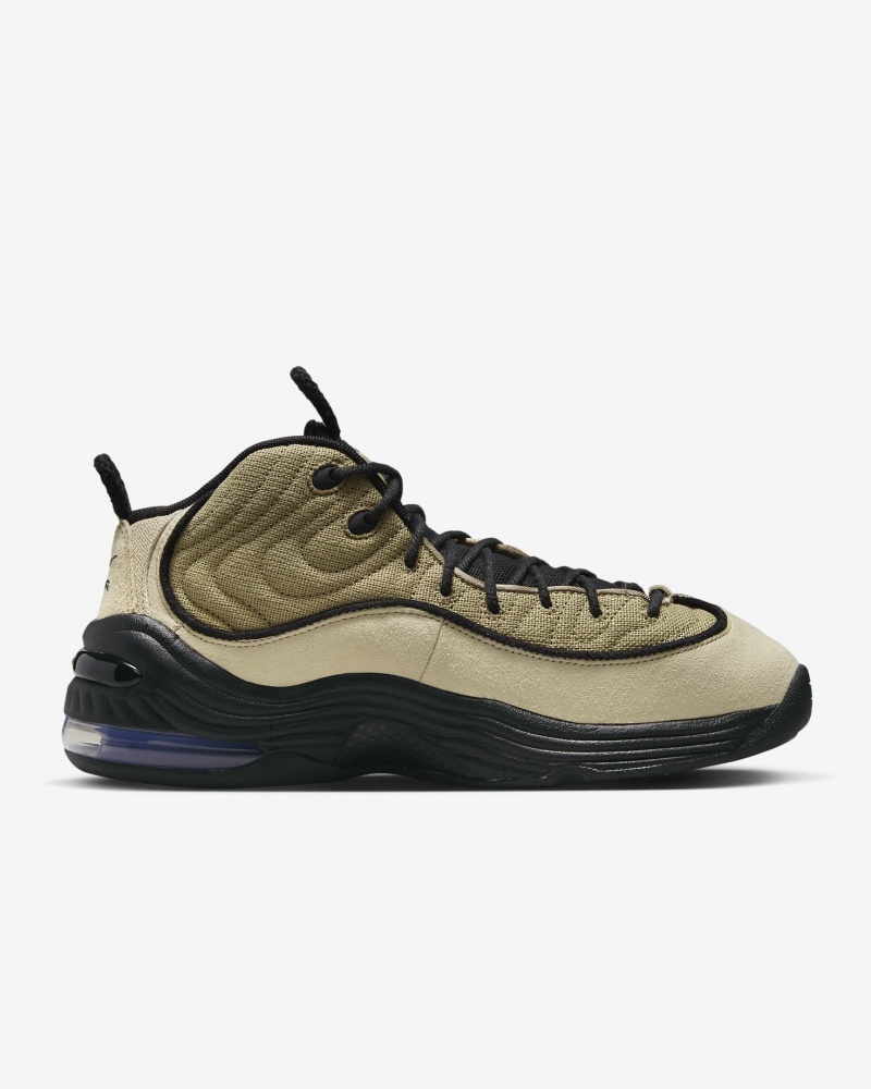 Stüssy x Nike Air Penny 2 DX6934-200 Shoes Rattan / Limestone / Black | RIB-807241