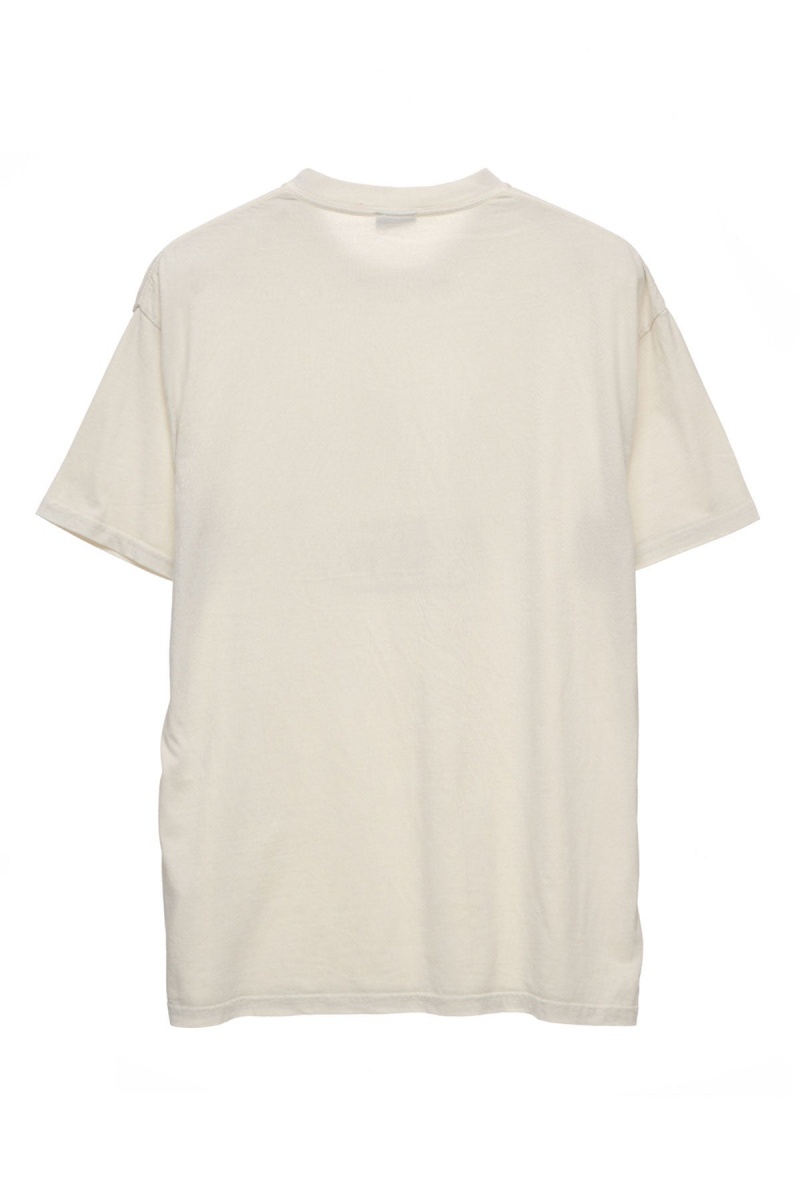 Stüssy Stussy Crew Ss Tee Tees Pigment Washed White | ZFI-364879