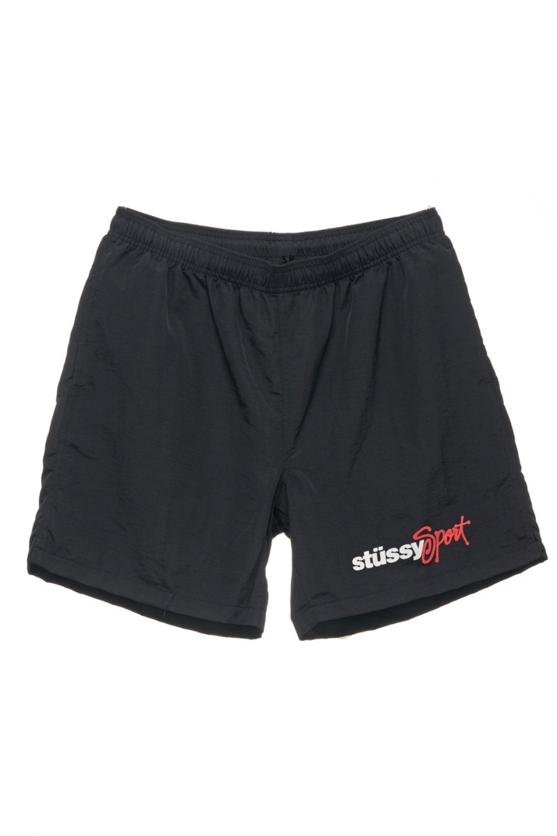 Stüssy Stussy Sport Watershort Shorts Black | SAU-903645