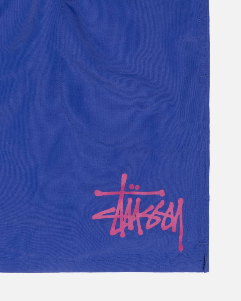 Stüssy Water Short Big Basic Swim Bottom Royal | KJY-645097