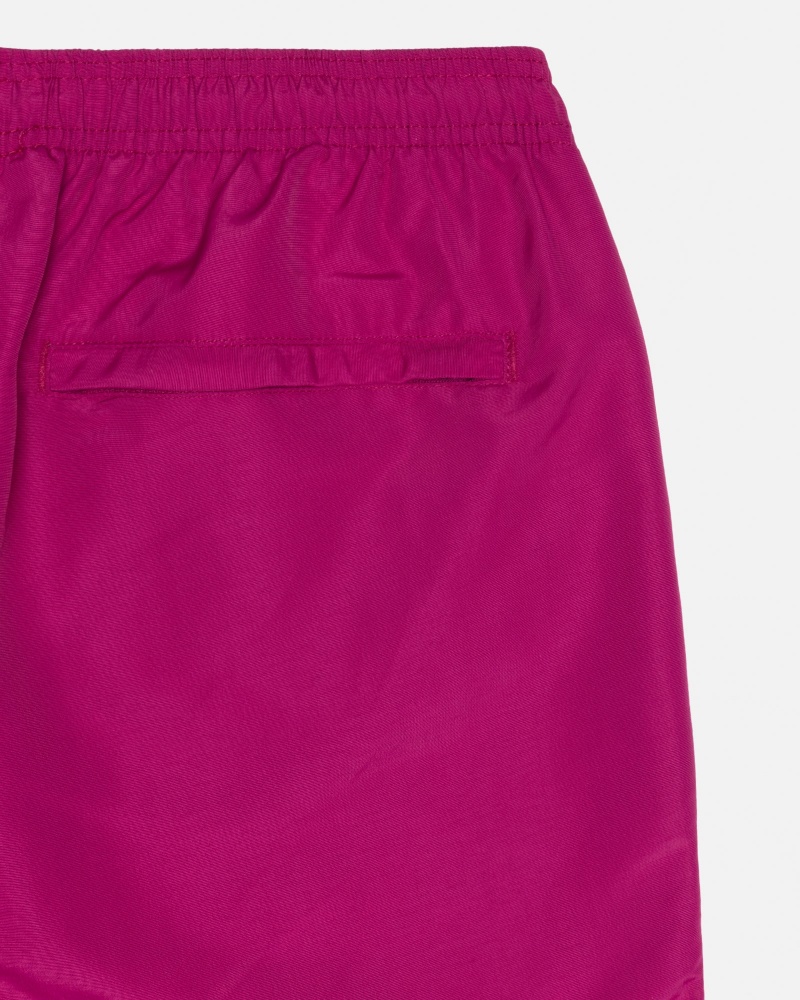 Stüssy Water Short Big Basic Swim Bottom Magenta | ZEB-950786